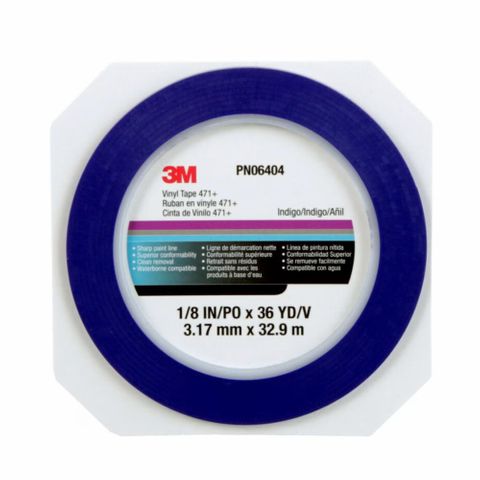 3M 471 FINE LINE VINYL TAPE 3MM X 33M INDIGO