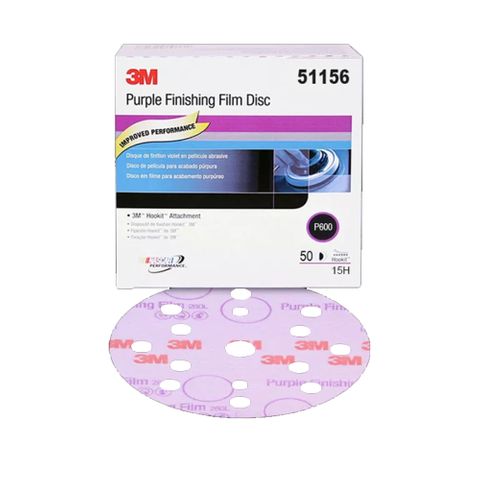 3M 260L+ 51156 FINISHING 150MM FILM DISC 600G