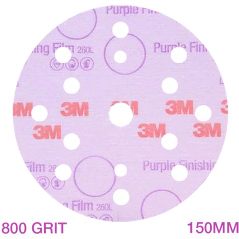 3M 260L+ 51155 FINISHING 150MM FILM DISC 800G