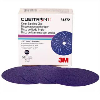 3M 31372 CUBITRON II 150MM DISC 120+ BOX OF 50 DISCS