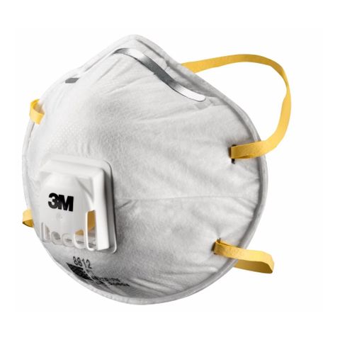 3M 8812 DISPOSABLE VALVED DUST/MIST RESPIRATOR