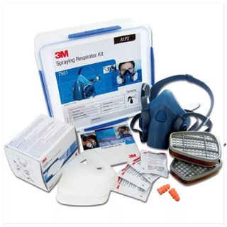 3M 7551 A1P2 SPRAYING RESPIRATOR KIT MEDIUM