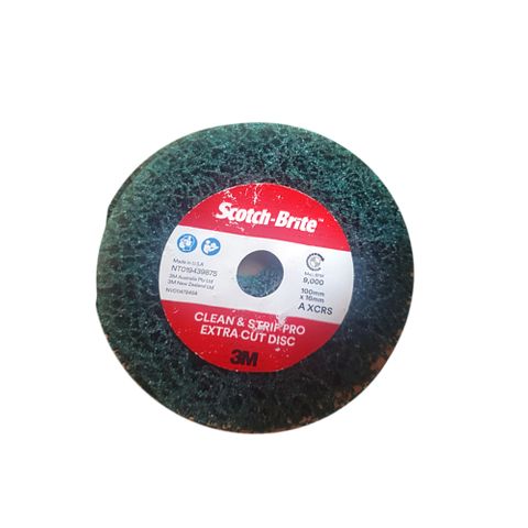 3M CLEAN & STRIP PRO DISC GREEN 100 X 16 MM