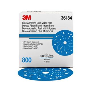 3M 321U 36184 BLUE HOOKIT DISC 150MM 800G