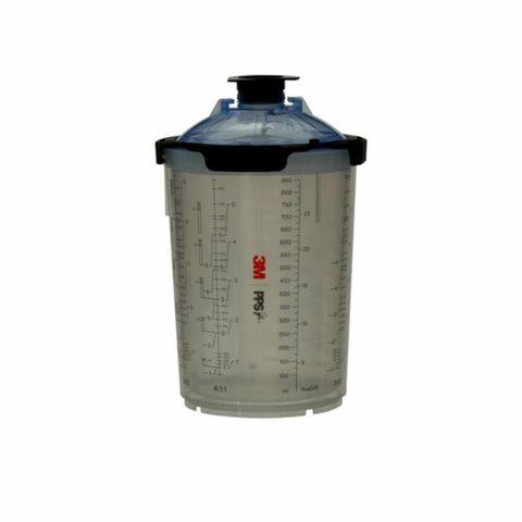 3M 26740 PPS 2.0 LARGE SPRAY CUP SYSTEM 125 MICRON 850ML (BOX 50)