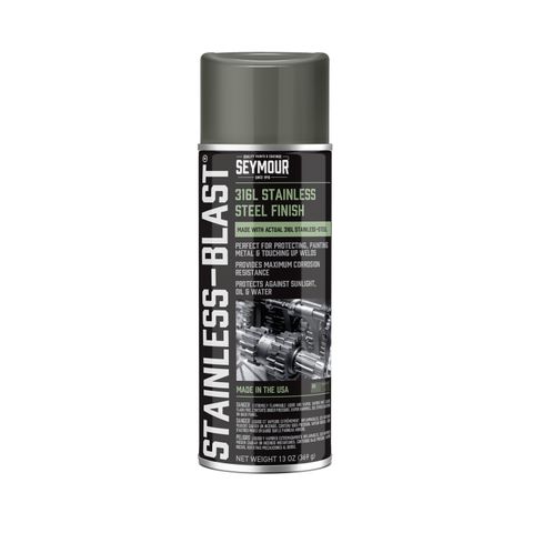 SEYMOUR AEROSOL 316L STAINLESS-BLAST STAINLESS-STEEL FINISH