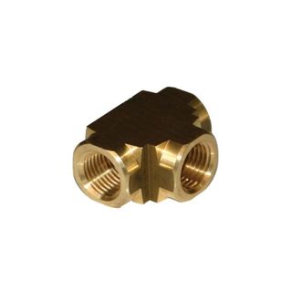 MARQUIP TEE BRASS 1/4 FEMALE