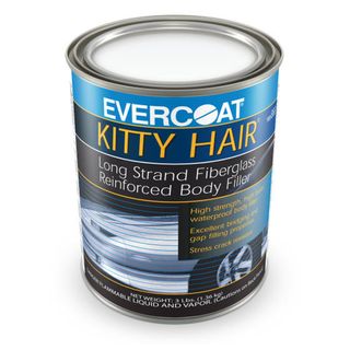 EVERCOAT KITTY HAIR LONG STRAND FIBERGLASS REINFORCED BODY FILLER 1.36KG