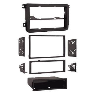 FITTING KIT VW , PASSAT , GOLF , POLO , TIGUAN , CADDY , AMAROK / SKODA DIN & DOUBLE DIN (BLACK)