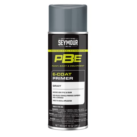 SEYMOUR PBE SERIES AEROSOL E-COAT PRIMER GREY