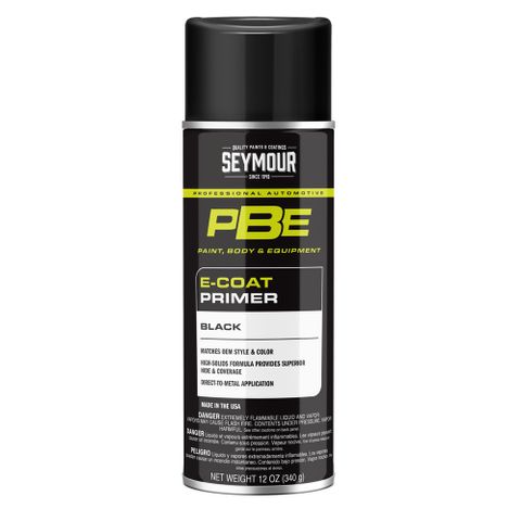 SEYMOUR PBE SERIES AEROSOL E-COAT PRIMER BLACK