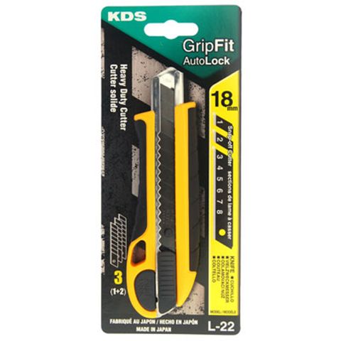 KDS KNIFE AUTOLOCK L-22 18MM 2 BLADES