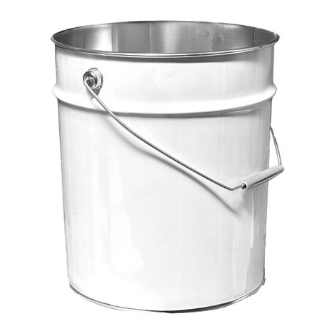 AMTRADE EMPTY PAINT PAIL 20L WHITE