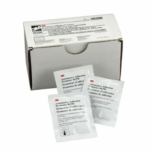 3M 6396 ADHESION PROMOTER WIPES FOR AUTOMOTIVE ATTACHMENT TAPES (BOX 25)