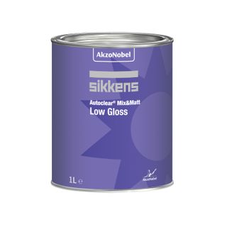 .VR SIKKENS AUTOCLEAR CLEAR COAT MIX & MATT LOW GLOSS 1L