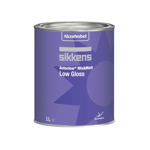 VR SIKKENS AUTOCLEAR CLEAR COAT MIX & MATT LOW GLOSS 1L