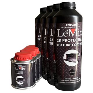 LE'MIX 2K TEXTURE COATING KIT TINTABLE 4L