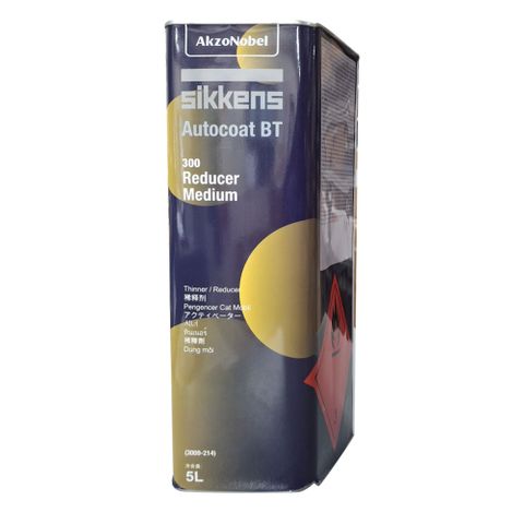 CV SIKKENS AUTOCOAT REDUCER MEDIUM BT300 3009-214 5L