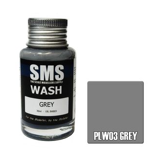 AIRBRUSH PAINT 30ML WASH GREY SCALE MODELLERS SUPPLY