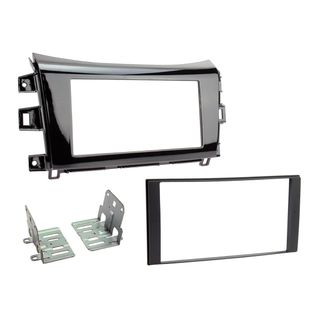 FITTING KIT NISSAN NAVARA NP300 2015 - 2020 DOUBLE DIN (GLOSS BLACK)