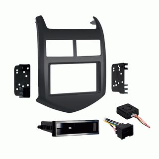 FITTING KIT HOLDEN BARINA 2011 - 2016 DIN & DOUBLE DIN (DARK GREY)