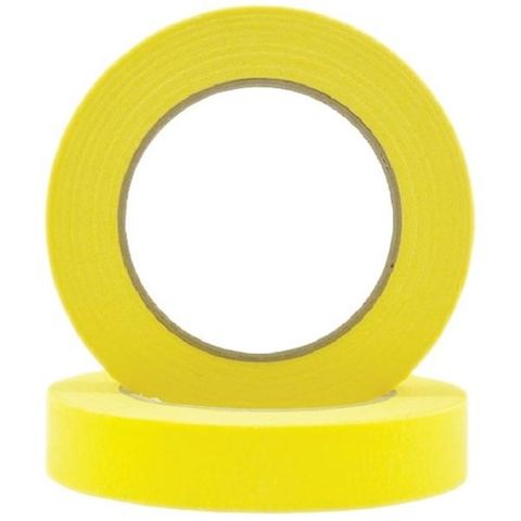 EDS AUTO MASKING TAPE YELLOW 24MM X 50M BOX OF 36