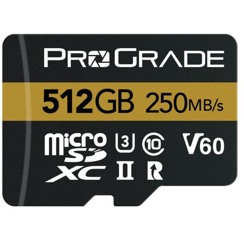 MICRO SDXC GOLD UHS-II R250MB/S W130MB/S V60