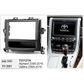 FITTING KIT TOYOTA ALPHARD , VELLFIRE 2008 - 2015 DOUBLE DIN (BLACK) (WITH TOYOTA SIDE TRIMS)