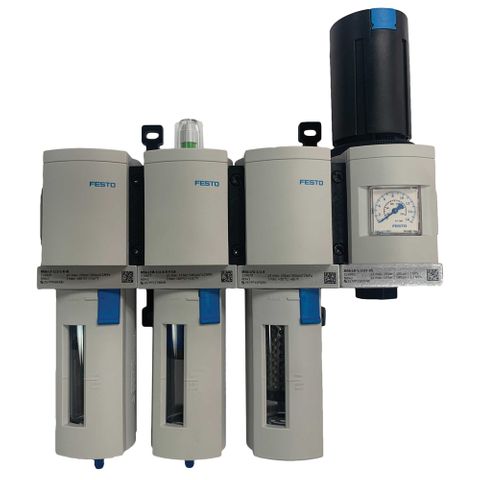 FESTO 3 STAGE BREATHING AIR FILTER/REGULATOR SET