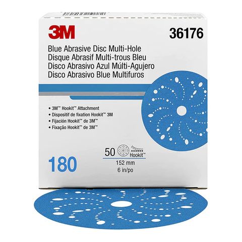 3M 321U 36174 BLUE HOOKIT DISC 150MM 180G