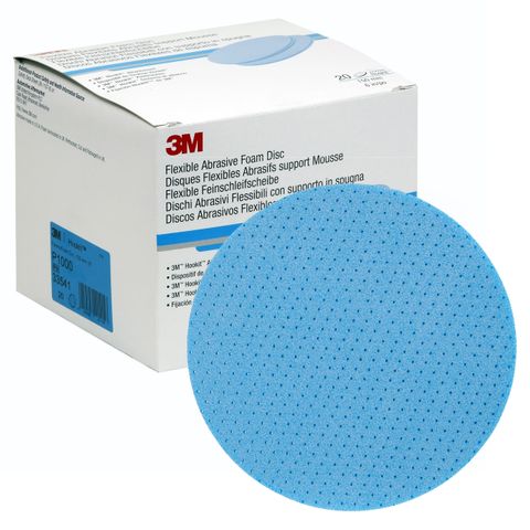 3M 33541 FLEXIBLE FOAM DISC 150MM P1000 20 PER BOX