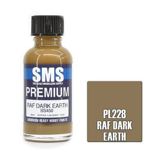 AIR BRUSH PAINT 30ML RAF DARK EARTH PL228 ACRYLIC LACQUER SCALE MODELLERS SUPPLY