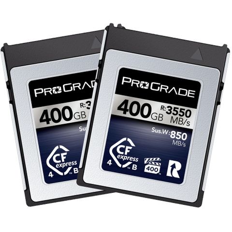 PROGRADE DIGITAL CFEXPRESS 4.0 TYPE B IRIDIUM 400GB R3550MB/S W2850MB/S 2 PK