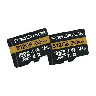 PROGRADE DIGITAL MICRO SDXC GOLD UHS-II 512GB R250MB/S W130MB/S V60 2PK