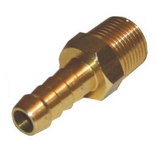 RADIUS HOSE TAIL MALE 1/4 BSPM x 3/8  BRASS