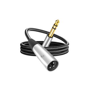 MALE XLR TO 1/4" TRS CABLE FROM SPEAKER TO SKAA STREETHEART RECEIVER 1M SINGLE