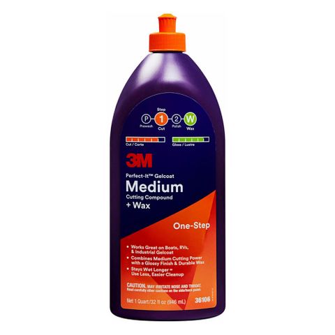 3M 36101 PERFECT IT GELCOAT HEAVY CUTTING COMPOUND 473 ML