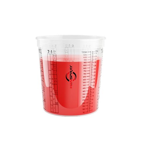 HANSPRAY MIXING CUPS 1100ML (1300ML CAPACITY)  - BOX OF 200