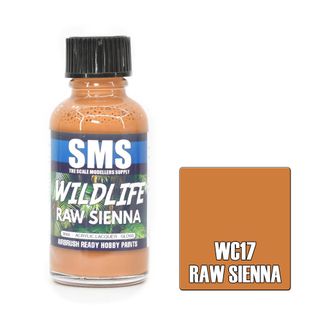 AIR BRUSH PAINT 30ML RAW SIENNA ACRYLIC LACQUER SCALE MODELLERS SUPPLY