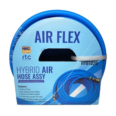 AIRFLEX HYBRID HOSE ASSY 15M X 9.5MM C/W HI-FLO FITTINGS