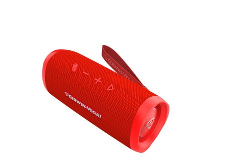 CERWIN VEGA MINI PORTABLE BLUETOOTH TWS IPX4 SPEAKER WITH STRAP 30W RMS RED