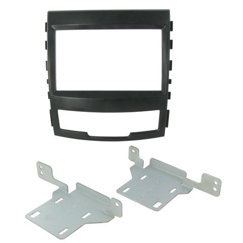 FITTING KIT SSANGYONG KORANDO 2010 - 2013 DOUBLE DIN (BLACK)