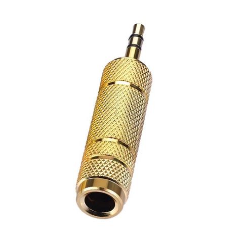 6.3MM FEMALE PLUG TO 3.5MM MALE CONNECTOR TRS ADAPTER FOR SKAA AKIKO/RUSH SINGLE