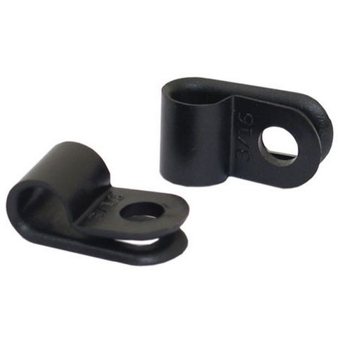 CABLE CLAMP P CLIP 4.8MM (100 PACK)