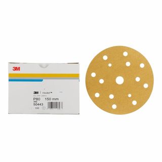 3M 50443 GOLD HOOK IT 255P P80 150MM 100 DISC