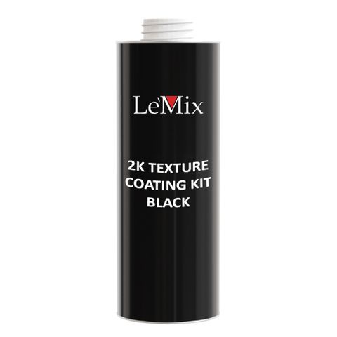 LE'MIX 2K TEXTURE COATING KIT BLACK 1L