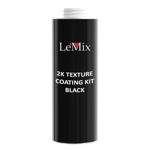 LE MIX 2K TEXTURE COATING KIT BLACK 1L