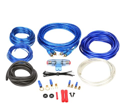 RAPTOR AMPLIFIER KIT 8GA BLUE 1000W