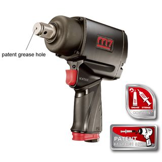 M7 AIR IMPACT WRENCH 3/4" DRIVE EZ GREASE PISTOL STYLE 1200FT