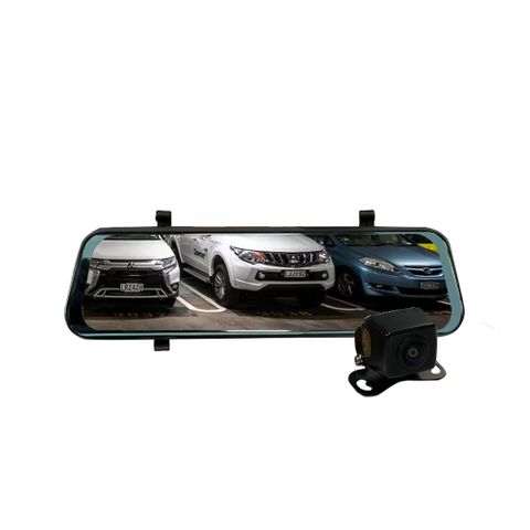 MONGOOSE 9.6" CLIP ON MIRROR - AHD - MIRROR MONITOR AND CAMERA KIT